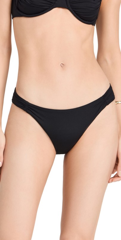 LSPACE Monica Full Bikini Bottoms Black