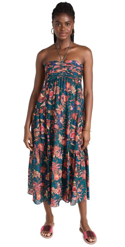 Ulla Johnson Siya Coverup Dress Delphinium