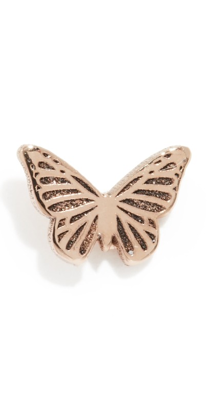Zoe Chicco 14k Gold Itty Bitty Butterfly Single Stud Earring Yellow Gold
