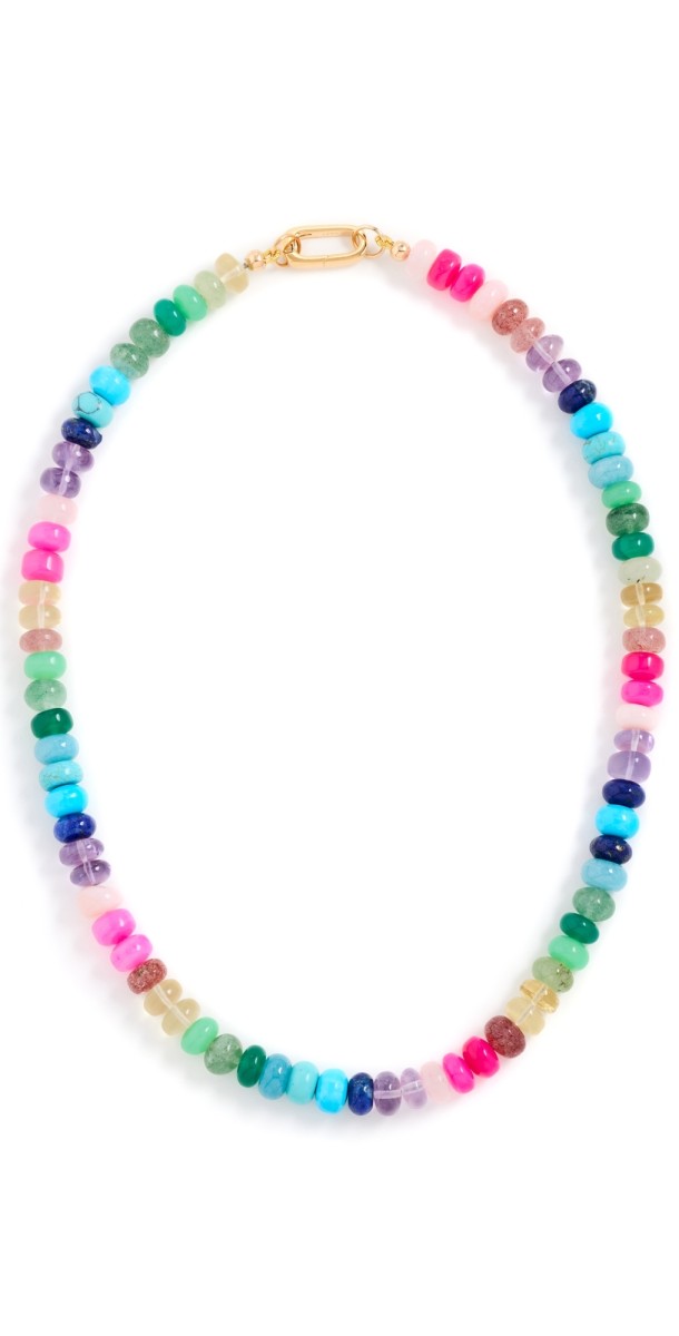 HART Rainbow Mix Gemstone Necklace Rainbow