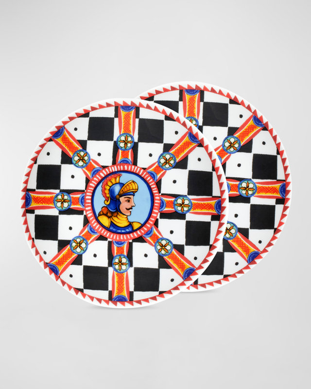 Carretto Knight set 2 Dessert Plates