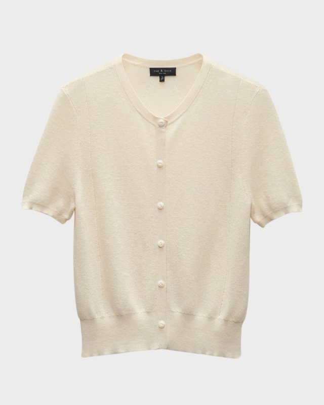 Dina Short-Sleeve Cardigan