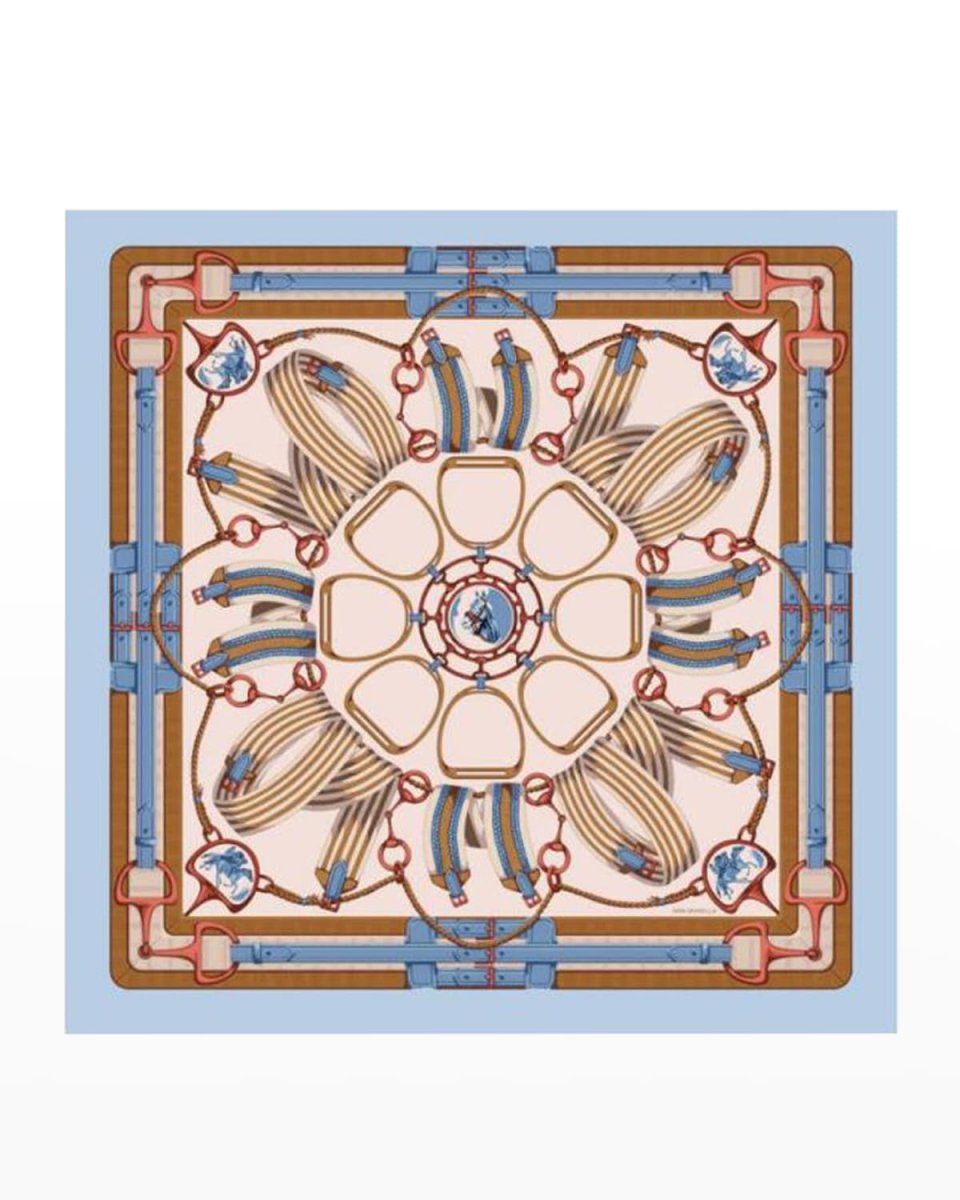 Printed Cashmere-Blend Scarf