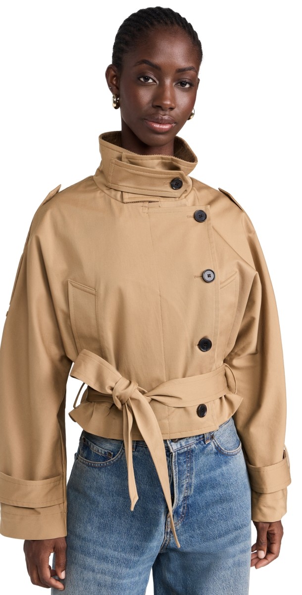 Citizens of Humanity Kiernen Cropped Barn Jacket British Tan