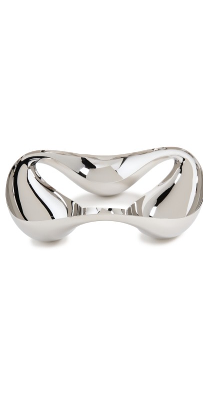 Georg Jensen Cobra Triple Snack Bowl Silver