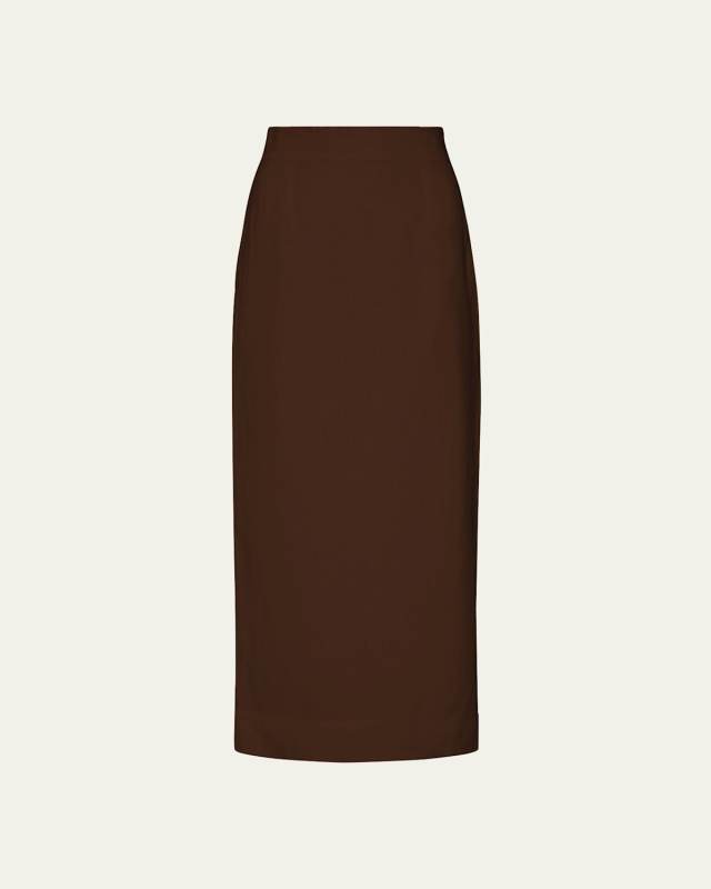 Emma Linen Maxi Pencil Skirt