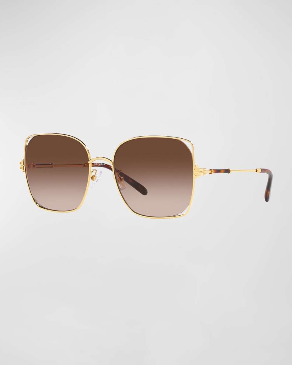 Cut-Out Metal & Plastic Butterfly Sunglasses