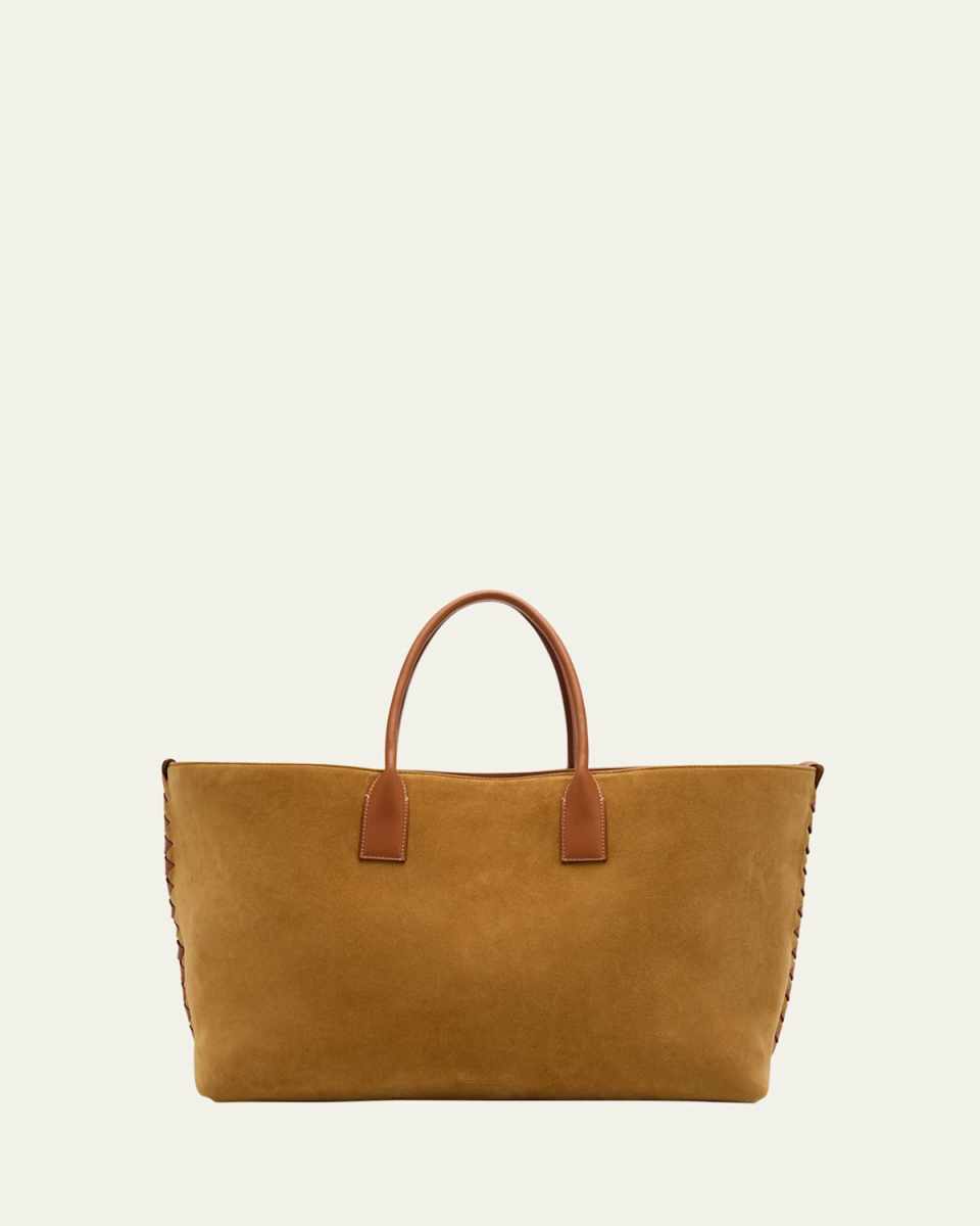 Cabat Large Suede Shoulder Bag