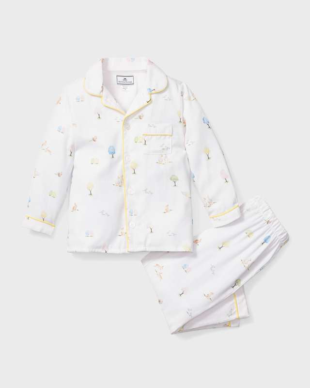 Kid's Easter Gardens Pajama Set, Size 6M-14