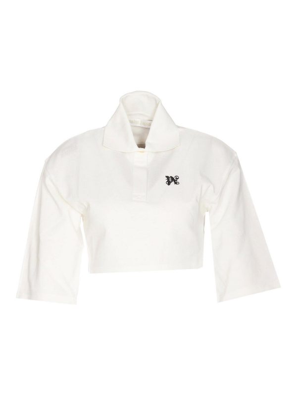 Palm Angels Polo - Blanc
