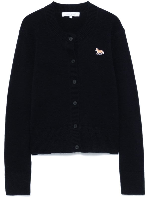 Fox-motif cardigan