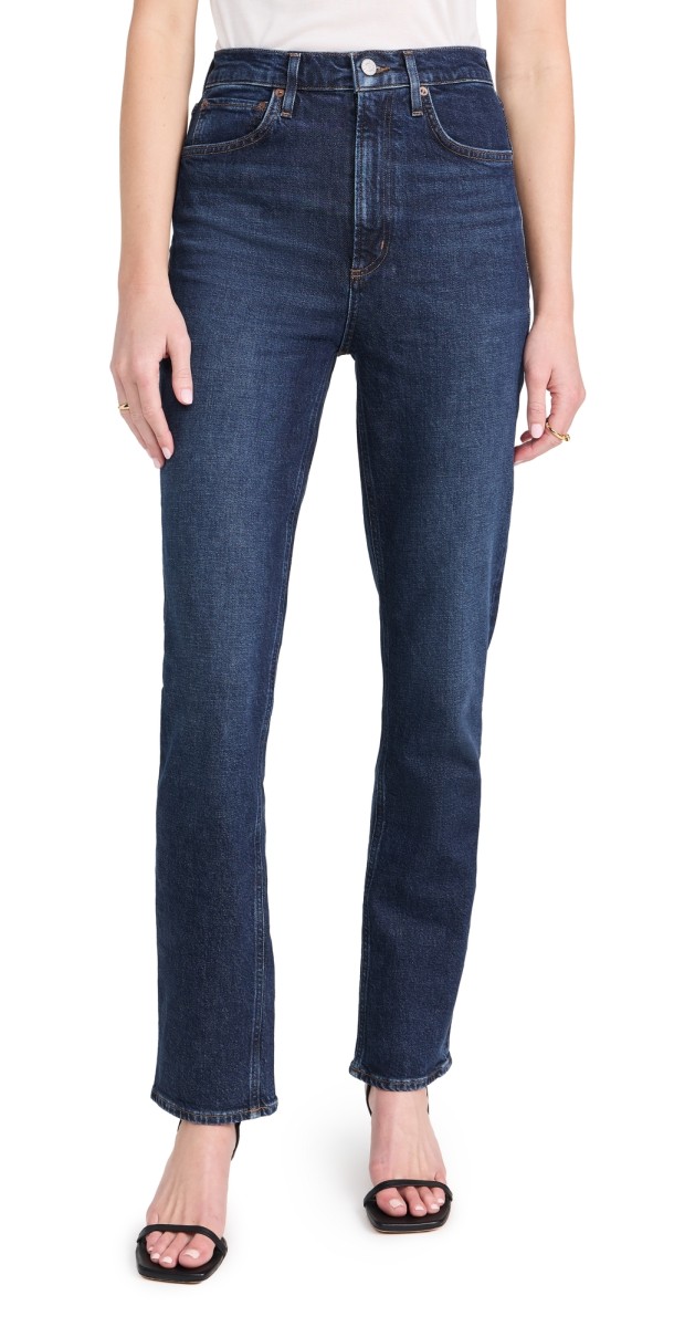 AGOLDE High Rise Stovepipe Jeans Contest
