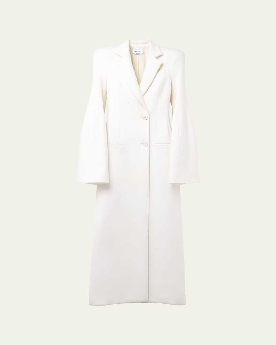 Sculpted Single-Breasted Coat