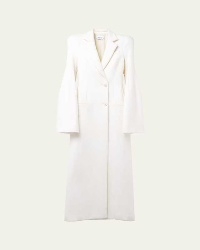 Sculpted Single-Breasted Coat