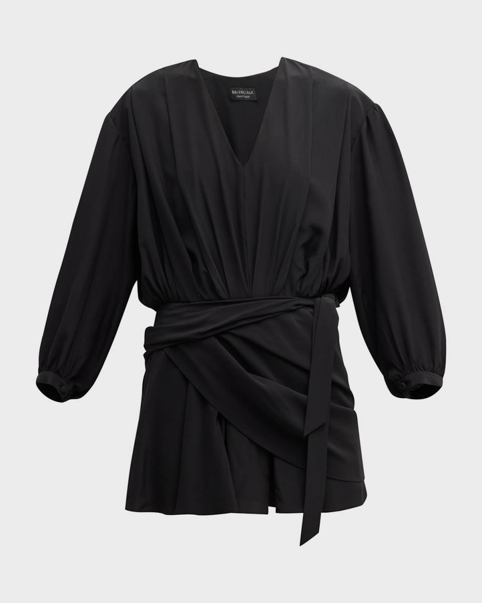 V-Neck Mini Dress