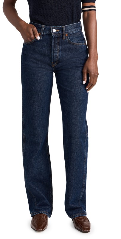 RE/DONE 90s High Rise Loose Jeans Heritage Rinse