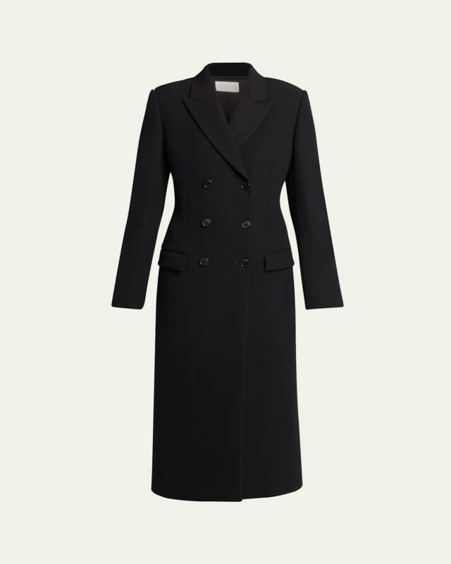 Woody Double-Breasted Wool Coat