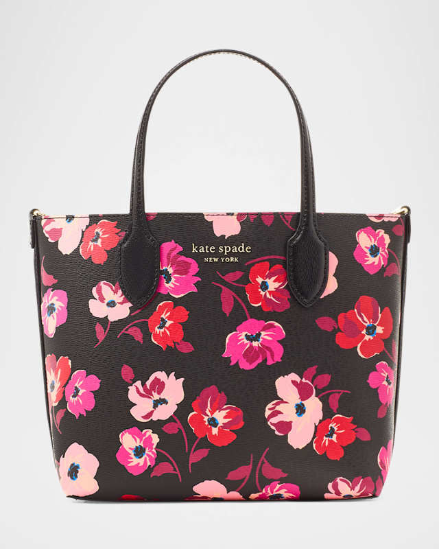 bleecker fall poppies printed tote bag