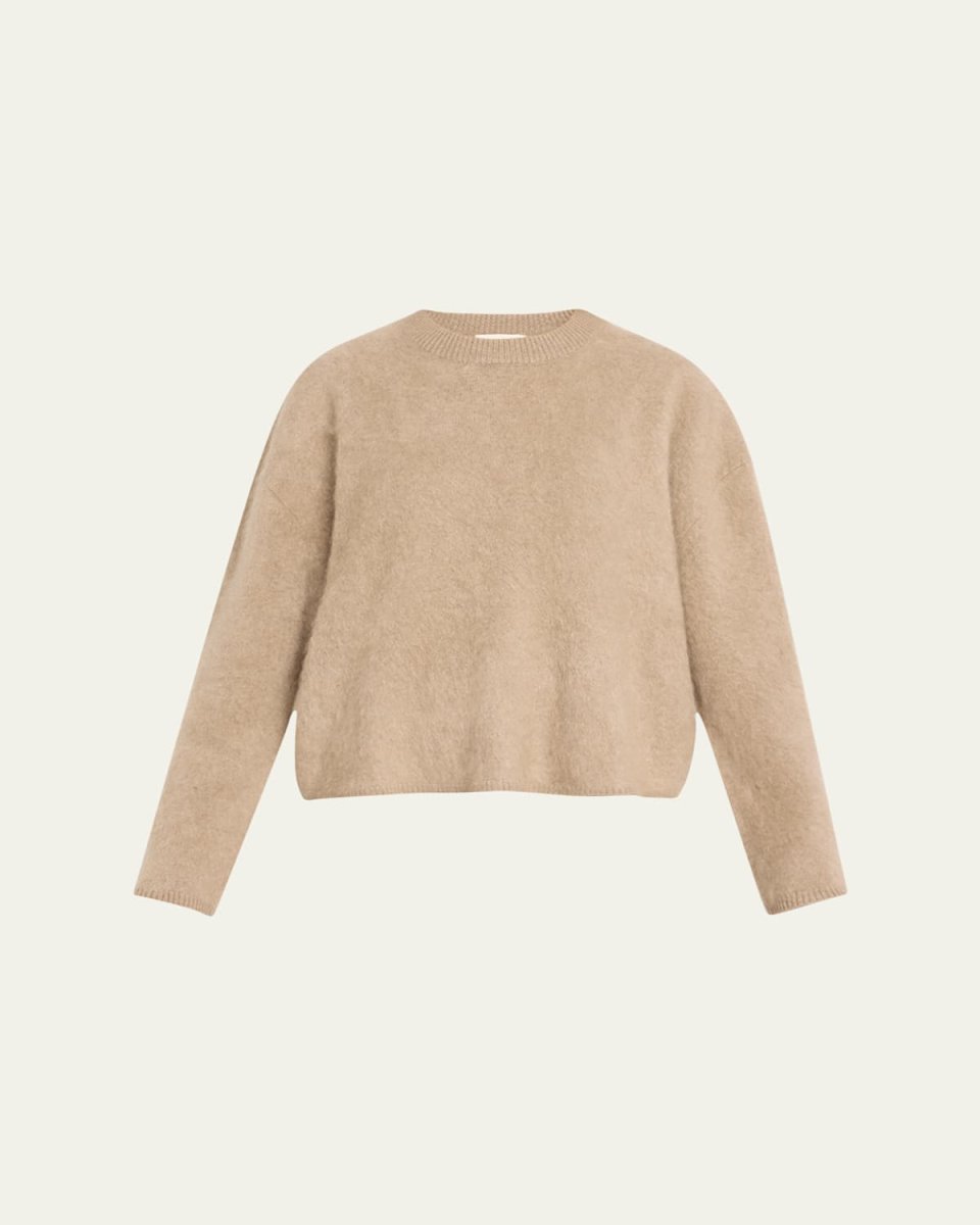 Natalia Cashmere Drop-Shoulder Sweater