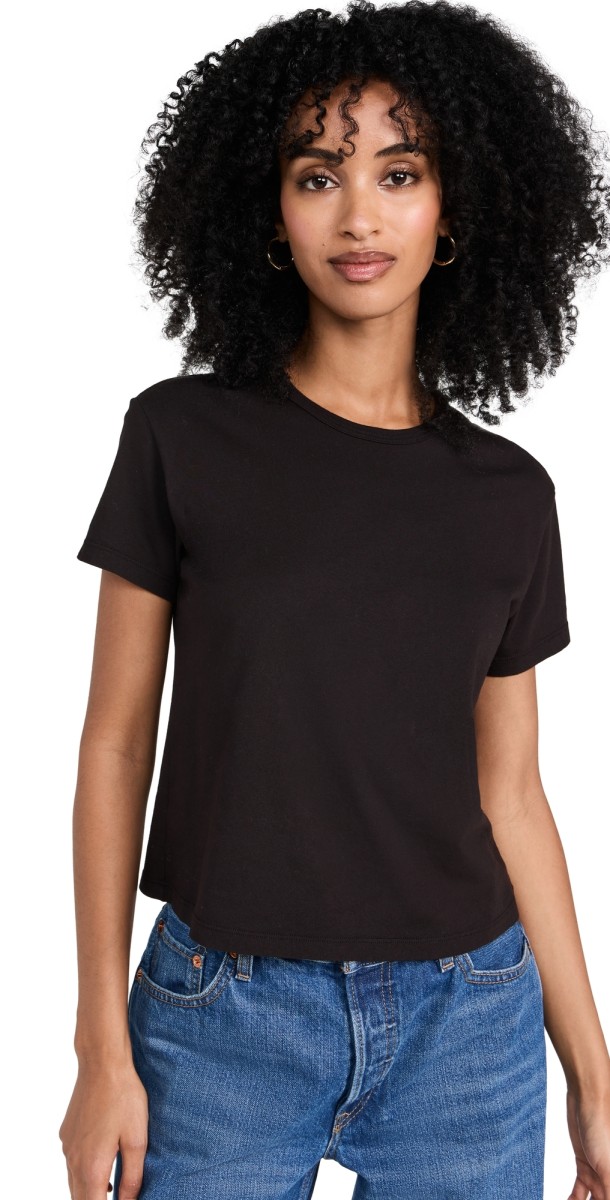 MONROW 50s Vintage Tee Black