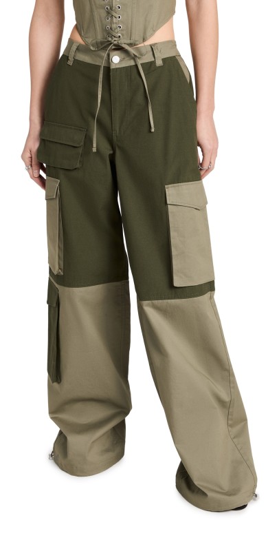 AFRM Rollins Cargo Pants Riffle Green Bronze Green