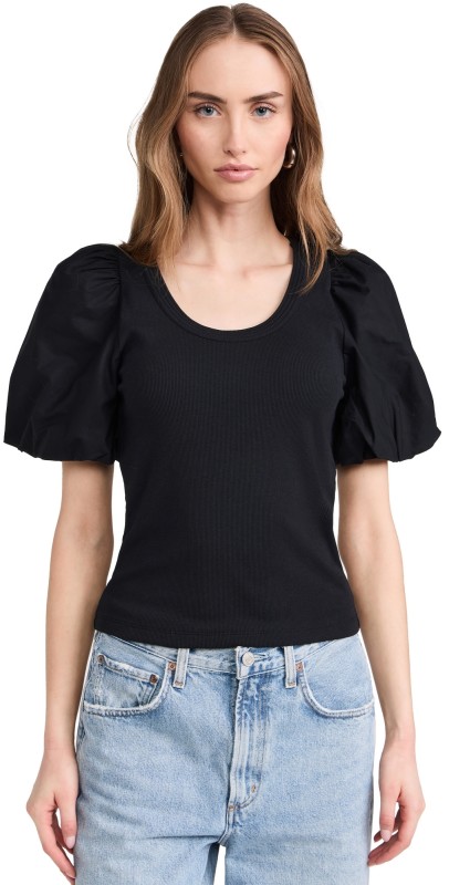 RAILS Hallie Tee Black
