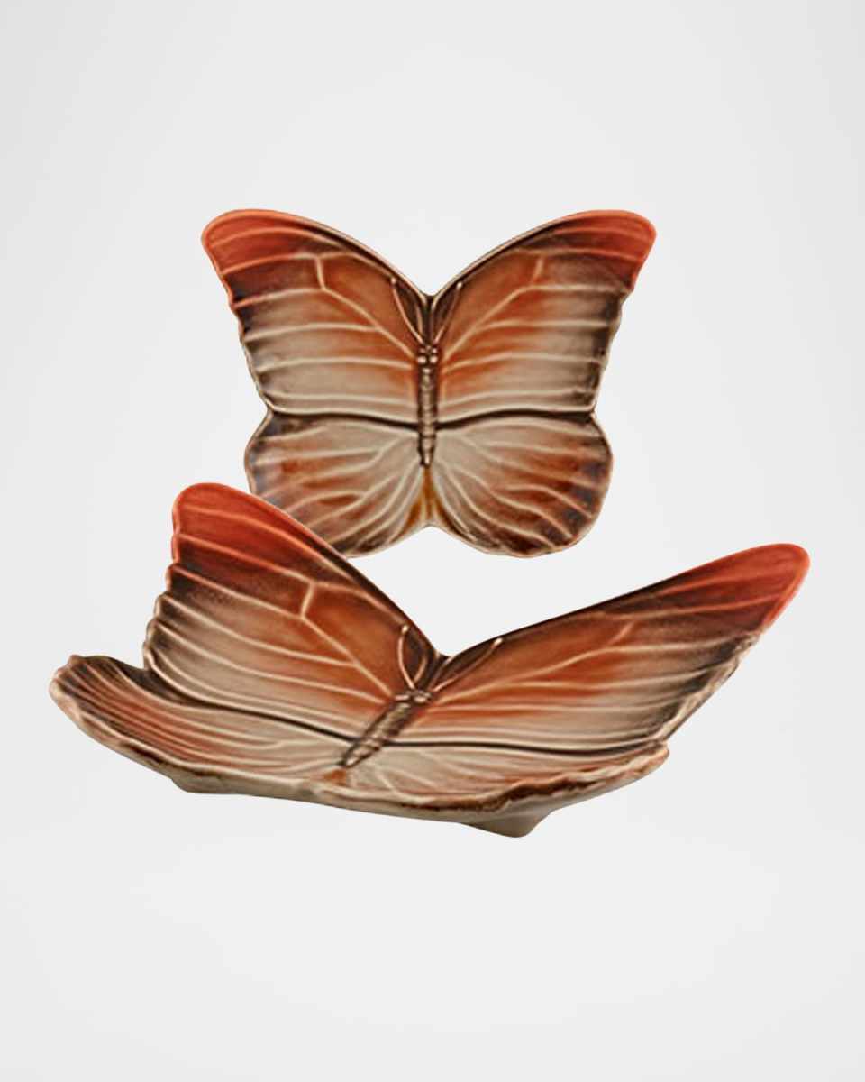 Cloudy Butterflies Bread & Butter Plates by Claudia Schiffer, Set of 4