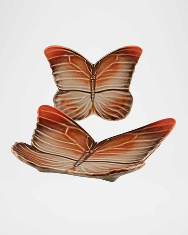 Cloudy Butterflies Bread & Butter Plates by Claudia Schiffer, Set of 4