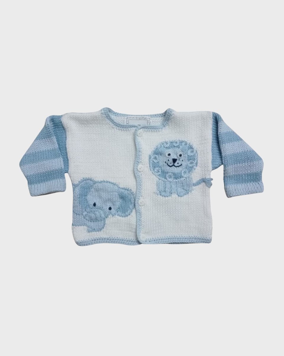 Girl's Jungle Embroidered Sweater, Size 6M-24
