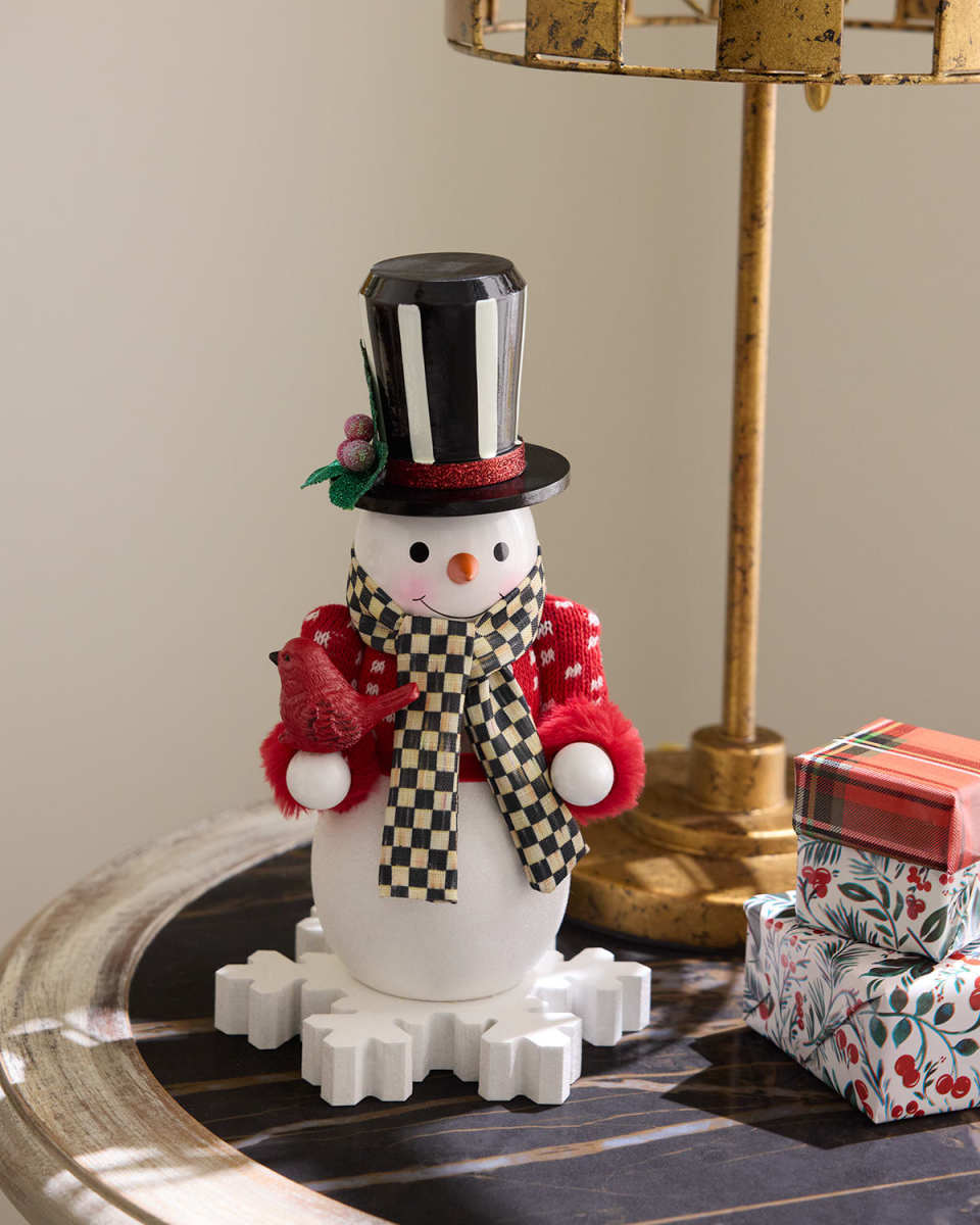 Cozy Christmas Snowman Nutcracker