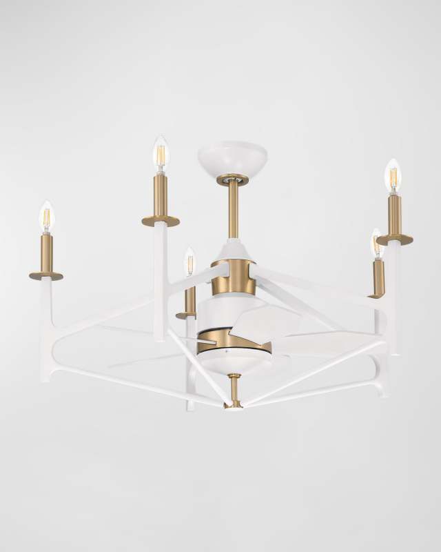 The Reserve 32" Wi-Fi Chandelier Ceiling Fan with Light Kit
