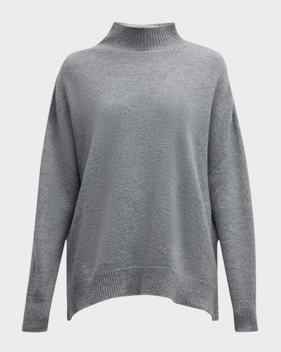 Turtleneck Wool-Cashmere Sweater