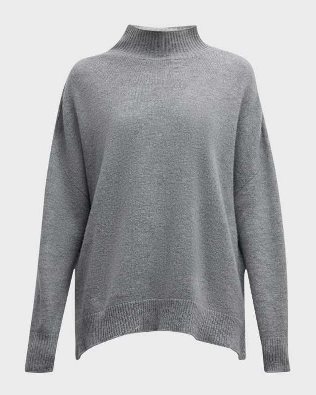 Turtleneck Wool-Cashmere Sweater