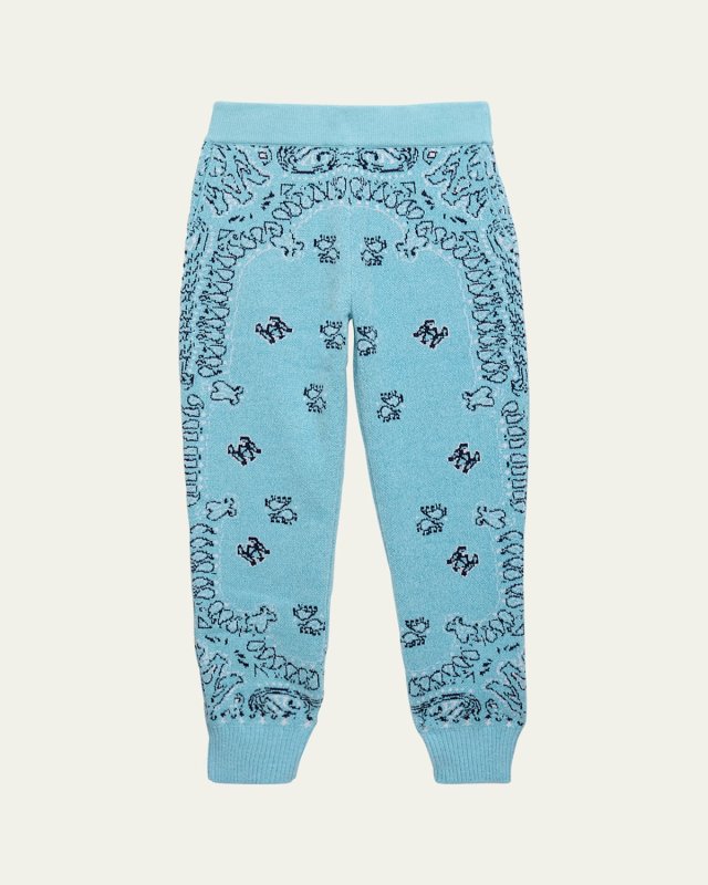 Kid's Bandana Sweatpants, Size 4-12
