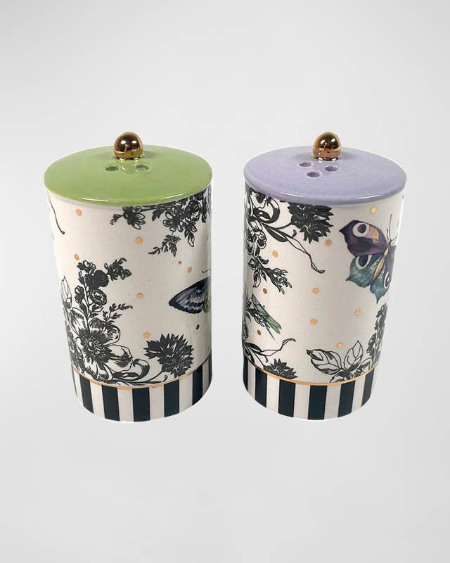 Butterfly Toile Salt Pepper Set