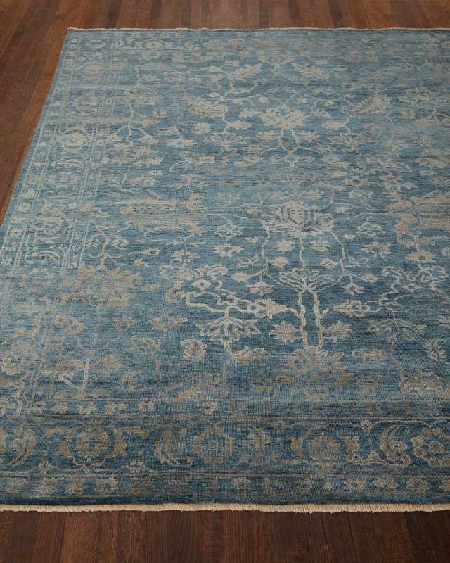 Cece Magnolia Wool Rug, 3' x 10'