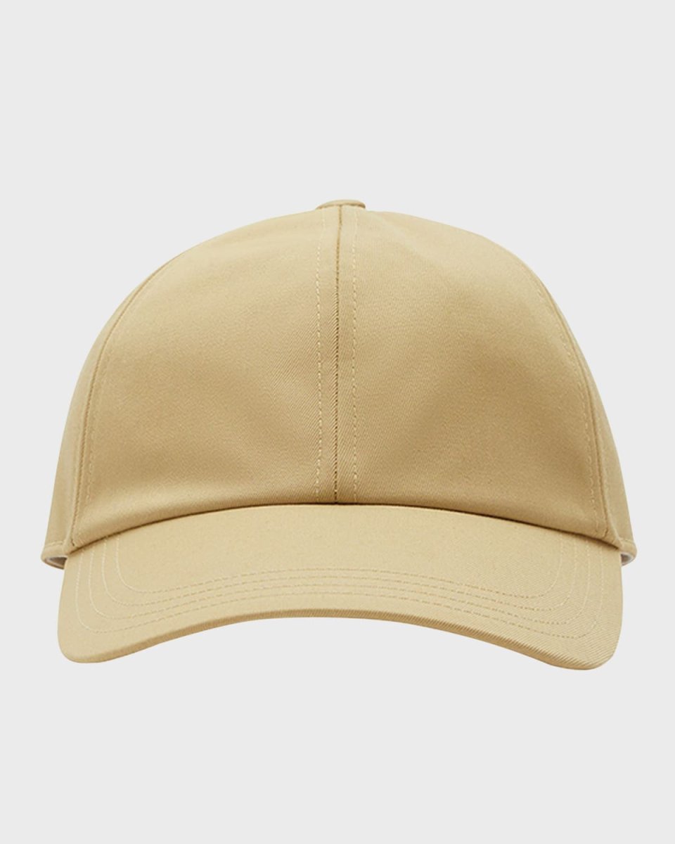 Check Lined Baseball Cap
