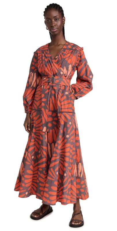 TRUTH City Maxi Dress Abstract Print Multi