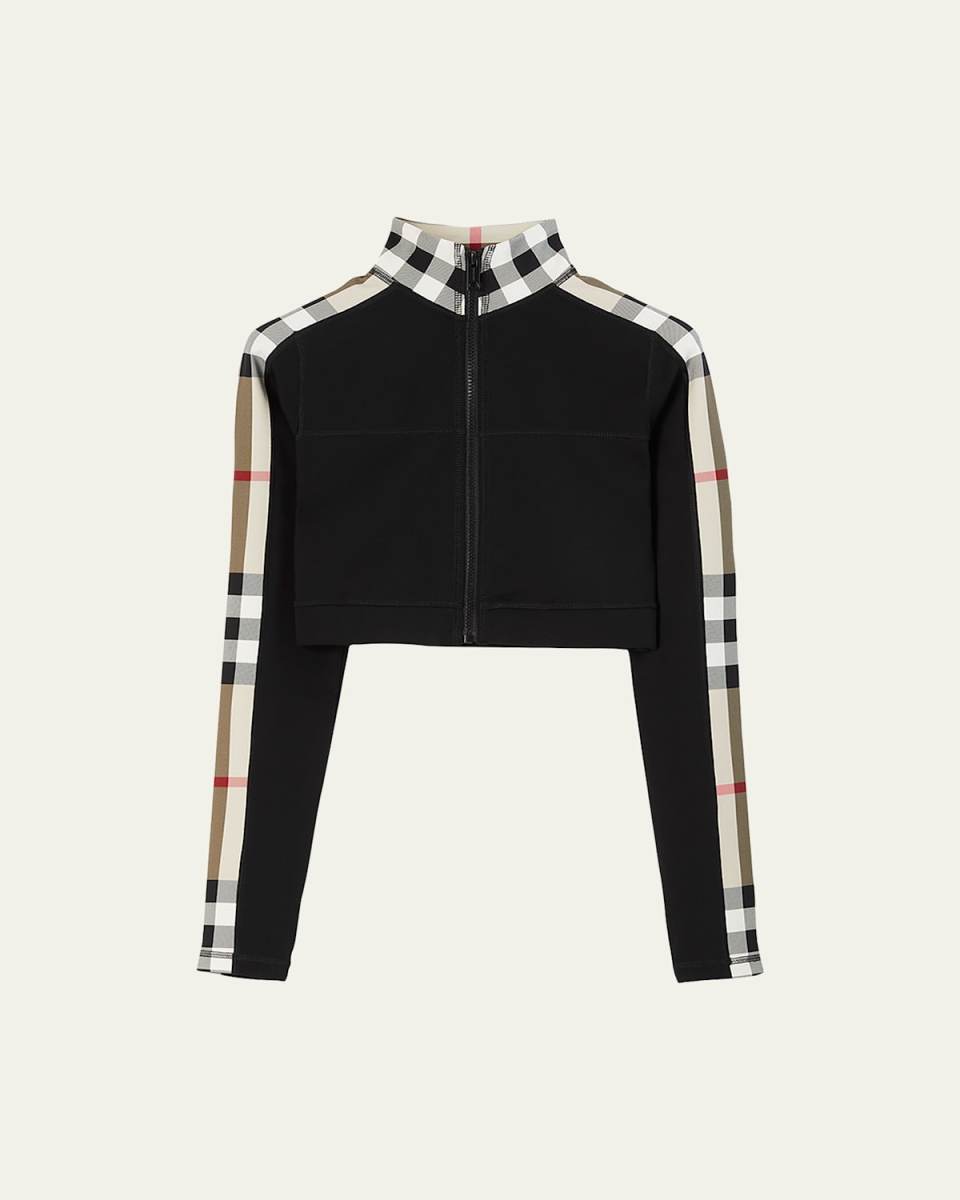 Cynthia Check Zip-Up Jacket