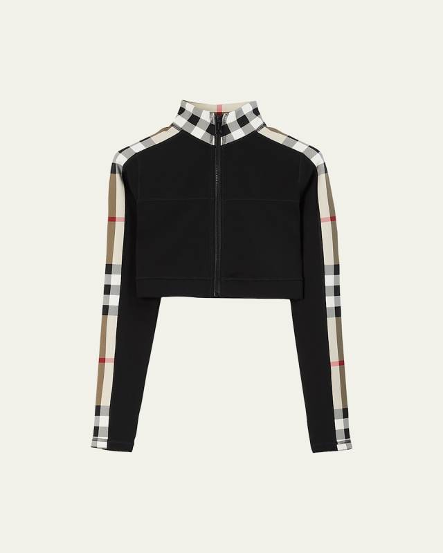 Cynthia Check Zip-Up Jacket