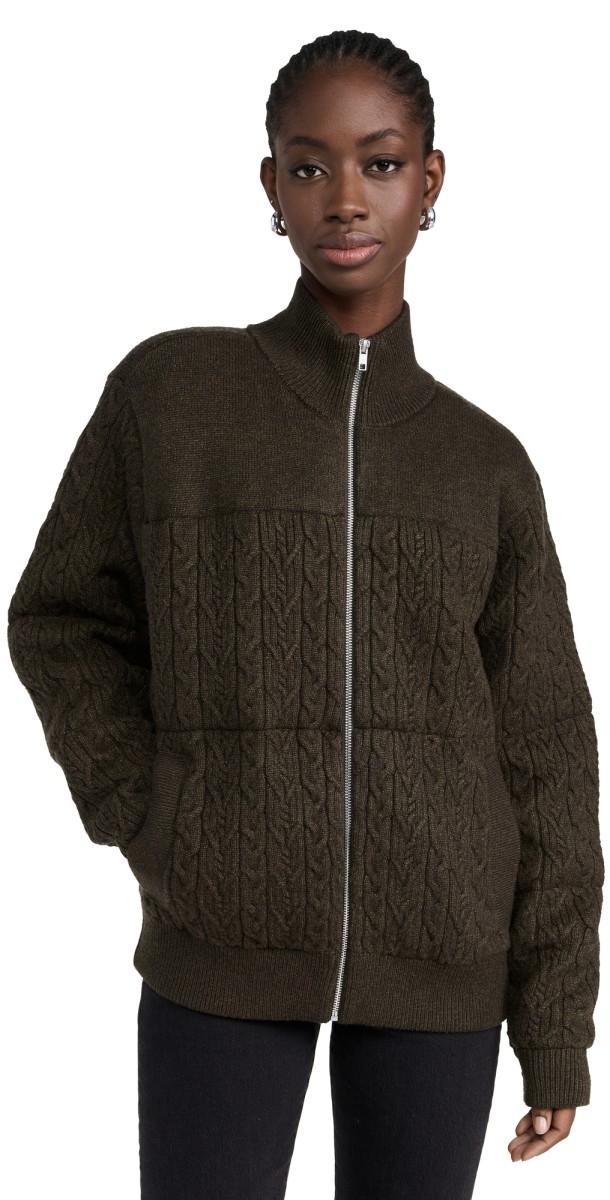 SER. O.YA Levi Knit Puffer Hunter Green