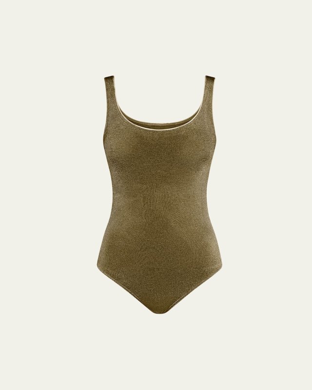 Jamaika Sleeveless Scoop-Neck Bodysuit