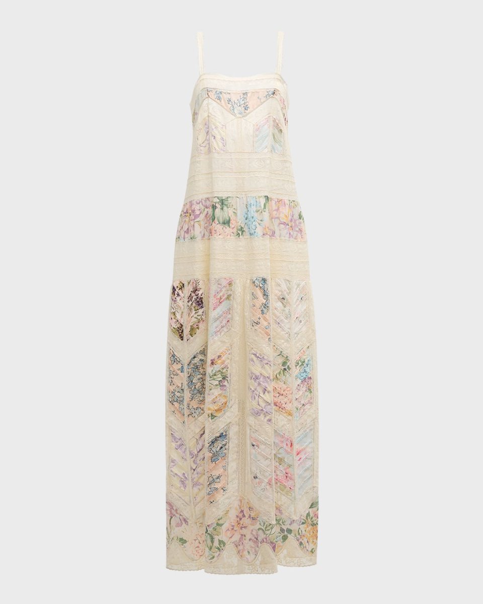 Halliday Lace Trim Slip Dress