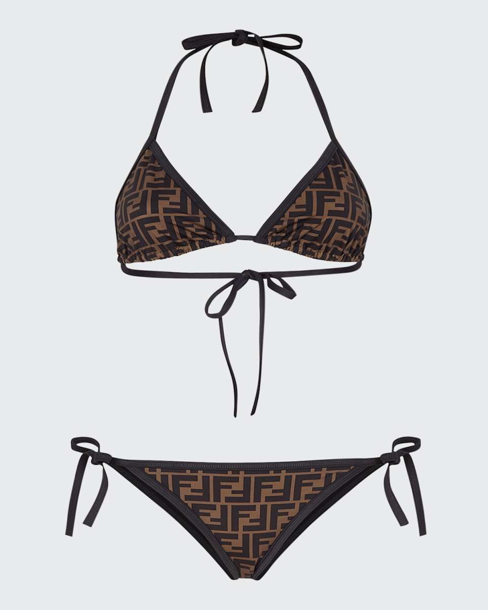 Reversible Logo Two-Piece Bikini Set