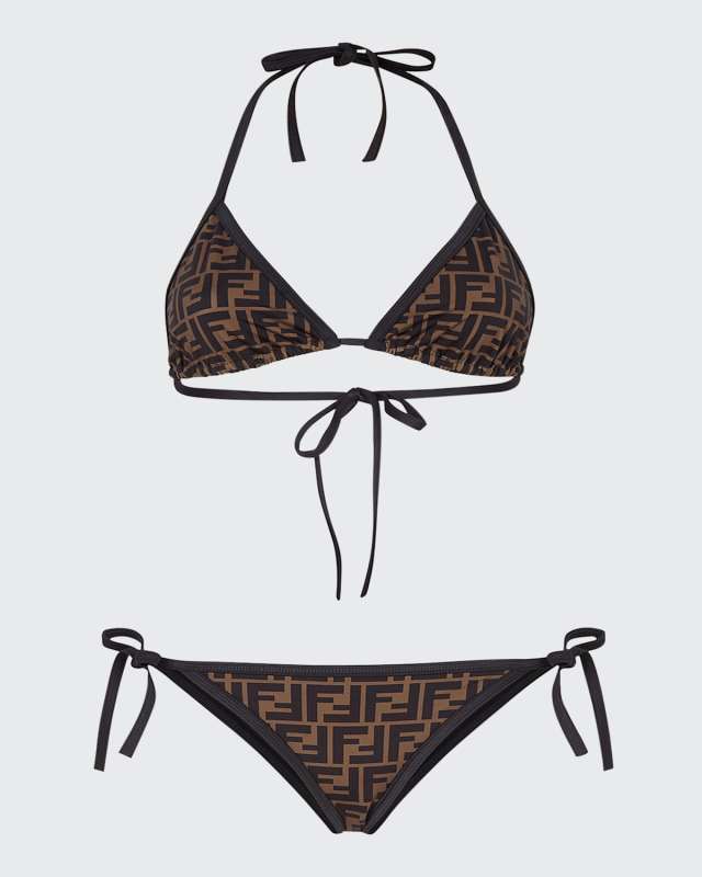 Reversible Logo Two-Piece Bikini Set