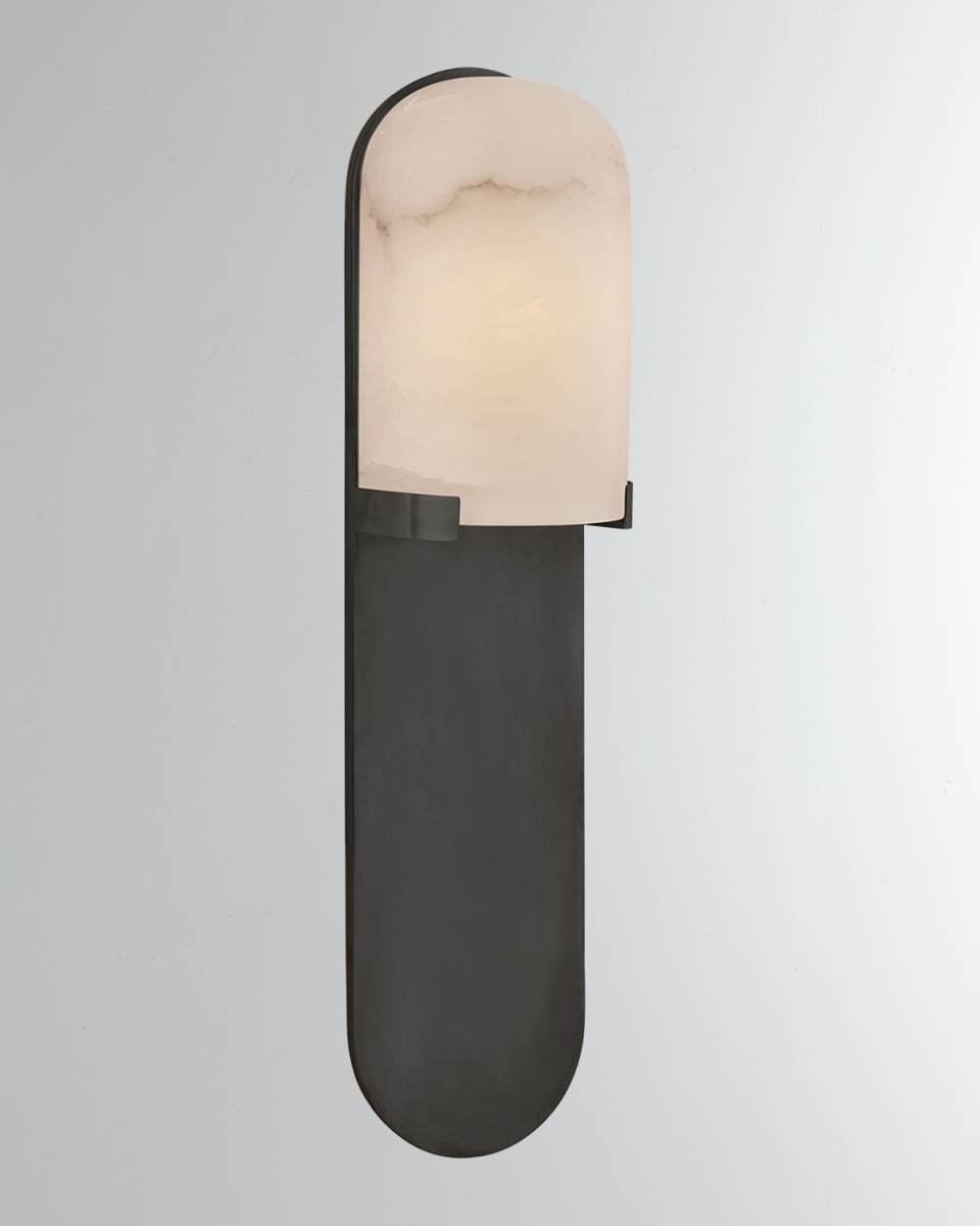 Melange Medium Elongated Pill Sconce By Kelly Wearstler