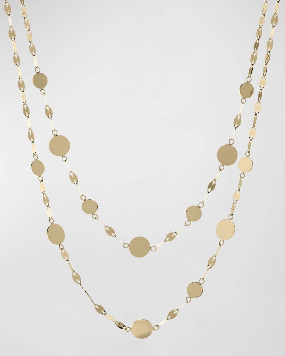 Duo Gypsy Disc Necklace