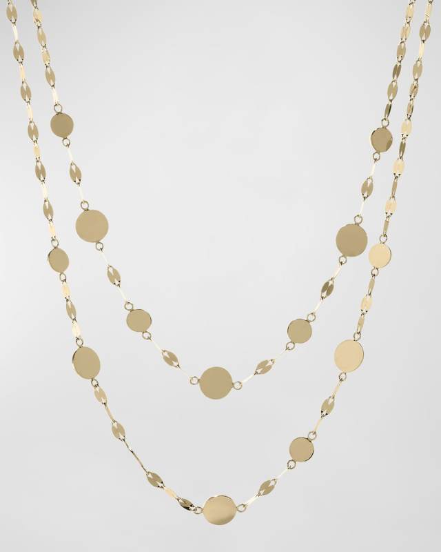 Duo Gypsy Disc Necklace