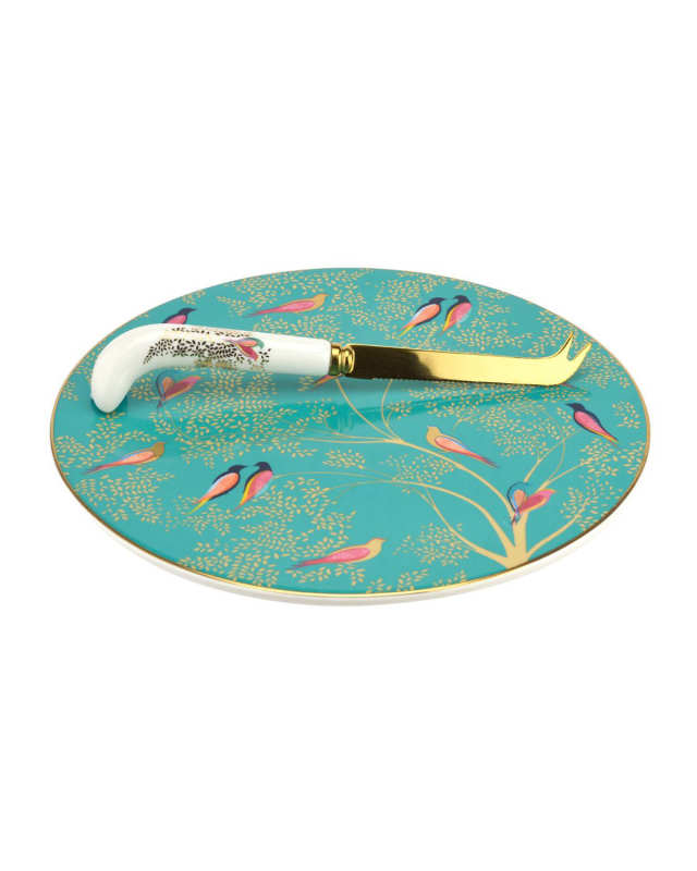 Sara Miller Chelsea Cheese Plate & Knife