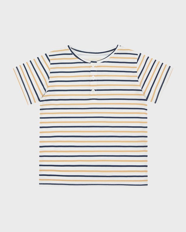Kid's Cotton Henley Shirt, Size 1